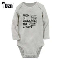 rock paper scissors baby boys girls cute bodysuit mom is always the answer funny rompers im new here long sleeves jumpsuit