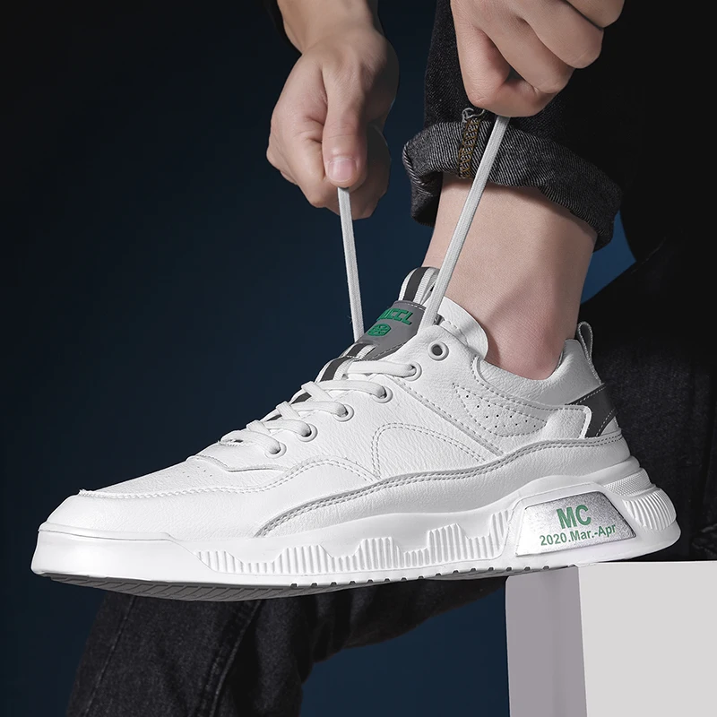 

Zapatos Casuales Para Hombre Causal Shoes For Men Zapatos Hombre Casual Cuero Summer Sports Men's Sneakers White Fashion