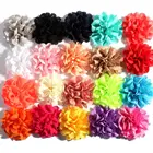 Цветы для волос детские из искусственной ткани, 10 шт.лот, 10 см, 20 цветов