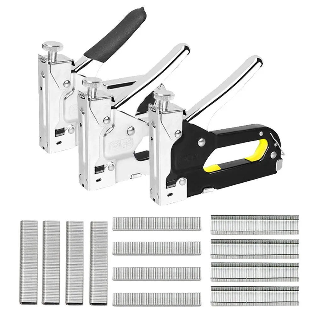 

3 In 1 Heavy Duty Nail Puncher For Home Furniture Stapler Manual And Bind Nails Home Decoration Furniture Stapler Manual Nail