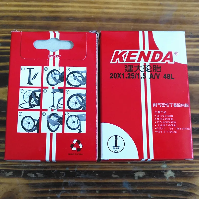 Велосипедная внутренняя трубка Kenda 20x1 5/1 75/BMX складные велосипедные шины запчасти