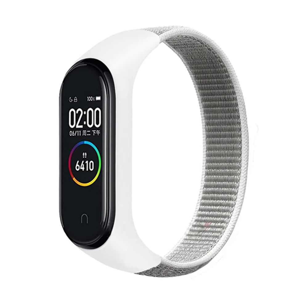Ремешок нейлоновый для xiaomi mi band 4 3 спортивный браслет смарт часов 6 5|Ремешки