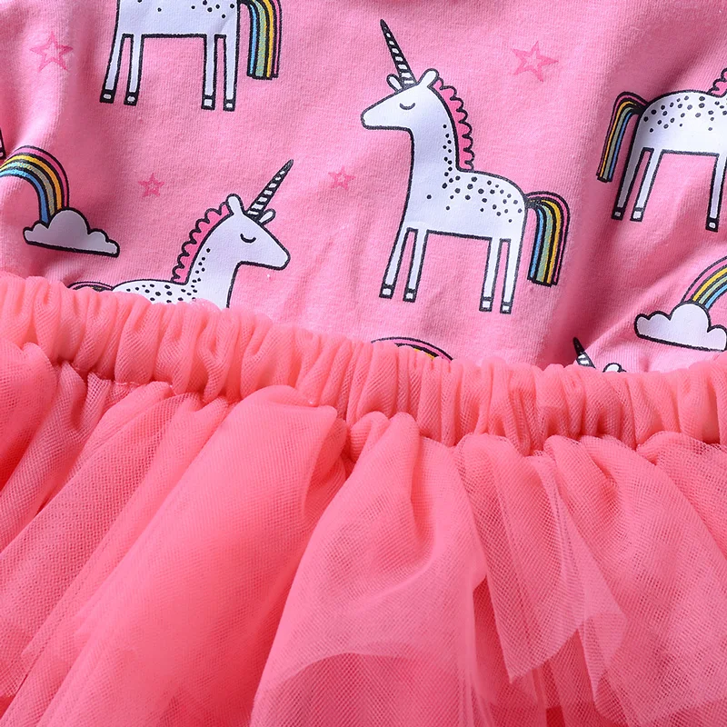 Комплект летней одежды из 2 предметов для маленьких девочек Милая футболка Топы +