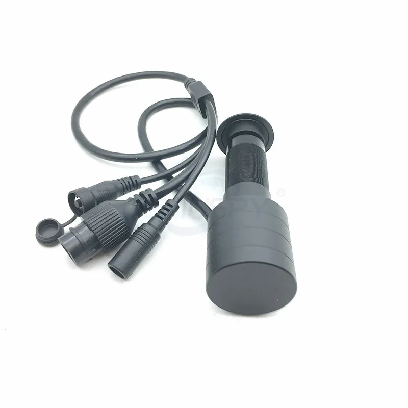 Скидка 1080P HD дверной глазок H.265 1,78 мм 2,1 мм широкоугольный 178 градусов сетевой мини-глазок POE дверная IP-камера P2P аудио