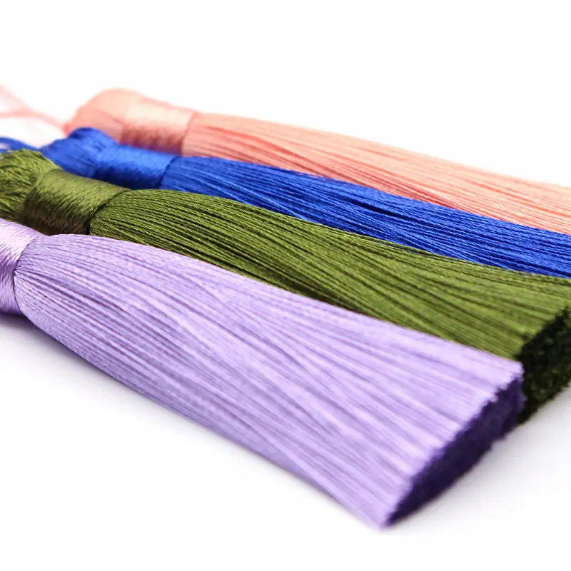 Кисточки из шелка 80 мм аксессуары для сережек ювелирные изделия фурнитура