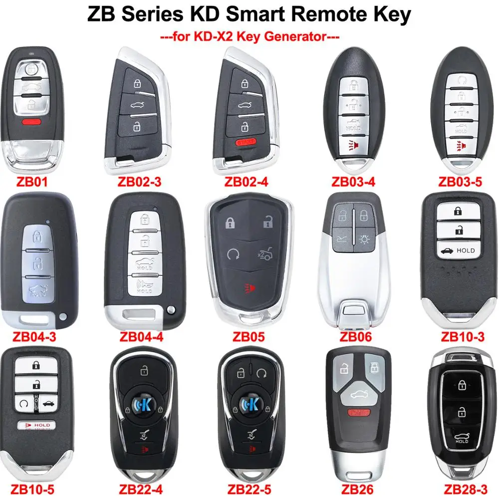 Keyecu Universal ZB01 ZB02 3 ZB03 ZB04 ZB05 ZB06 ZB10 ZB22 ZB26 ZB28 KEYDIY KD умный дистанционный ключ для