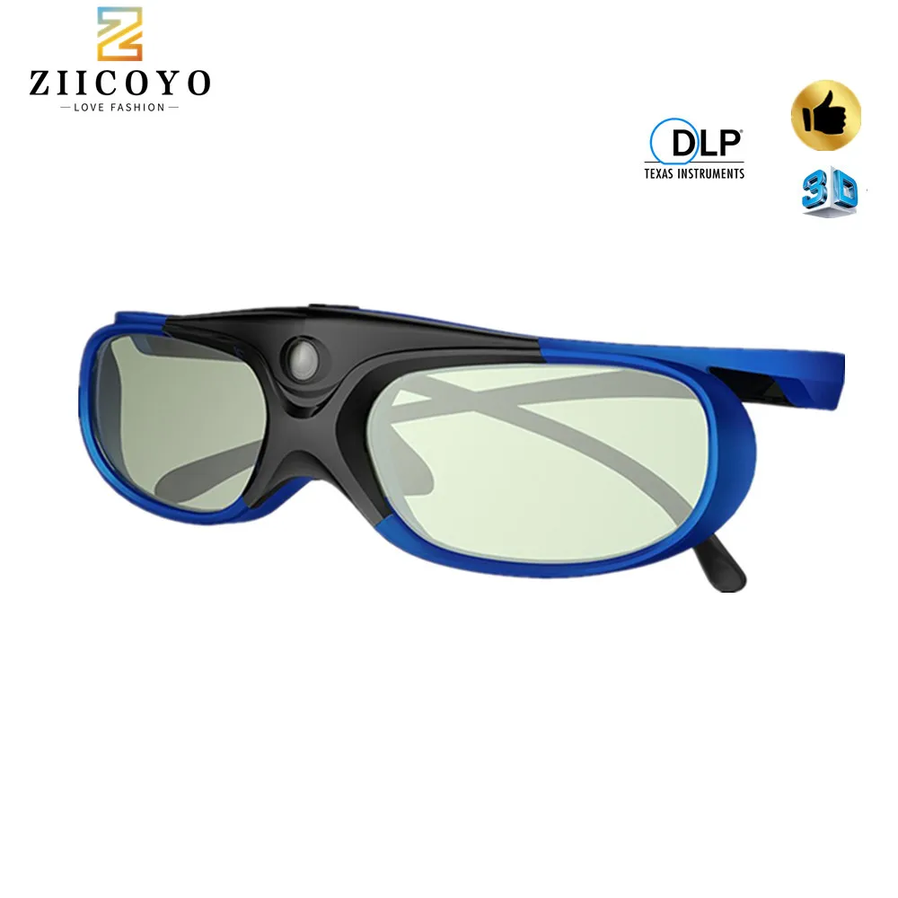 ZIICOYO 3D Active Shutter Glasses DLP-LINK 3D glasses for Xgimi Z4X/H1/Z5 Optoma Sharp LG Acer H5360 Jmgo BenQ w1070 Projectors
