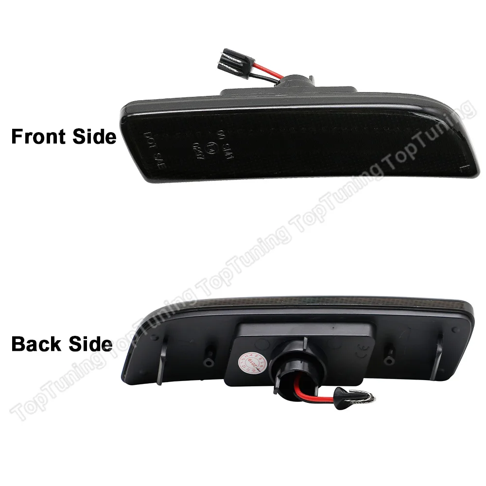 Лампа переднего бампера Янтарная светодиодный боковой габаритный фонарь 2 шт.