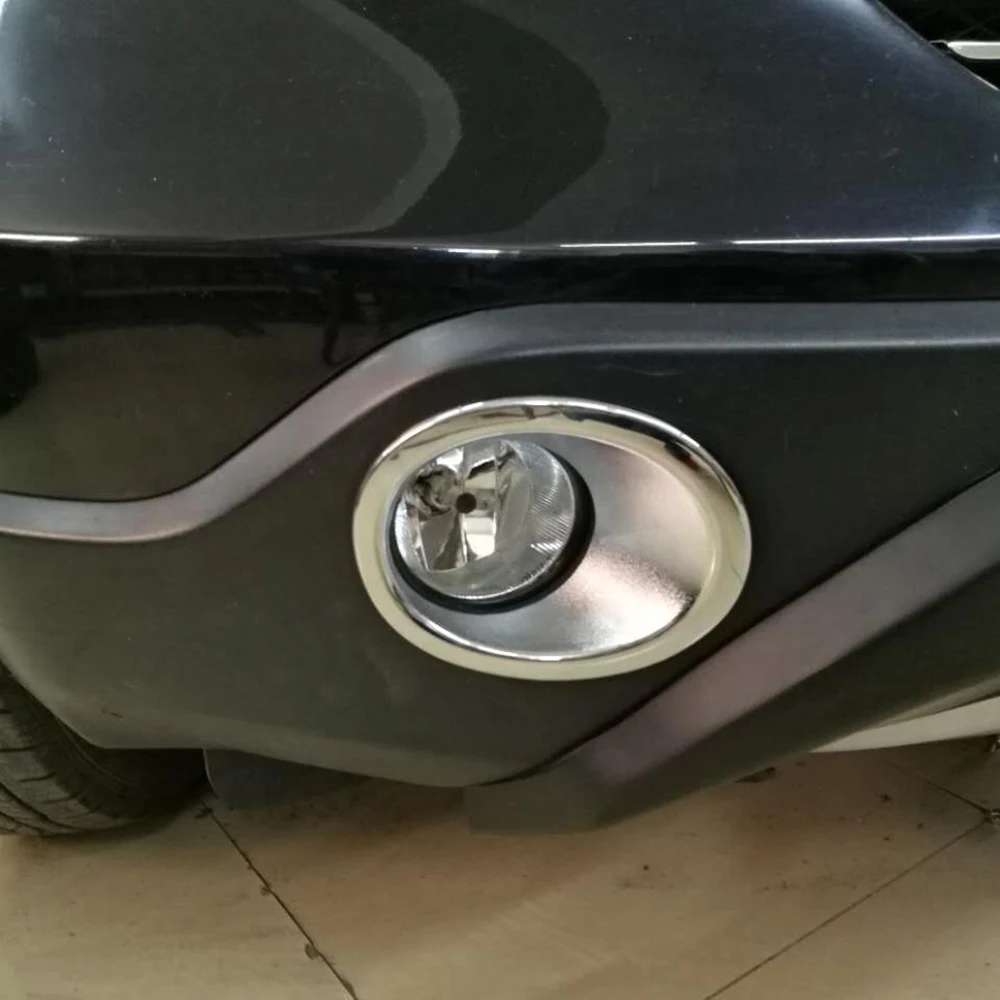 1 пара (2 шт.) Хромированная передняя противотуманная задняя крышка отделка для Honda