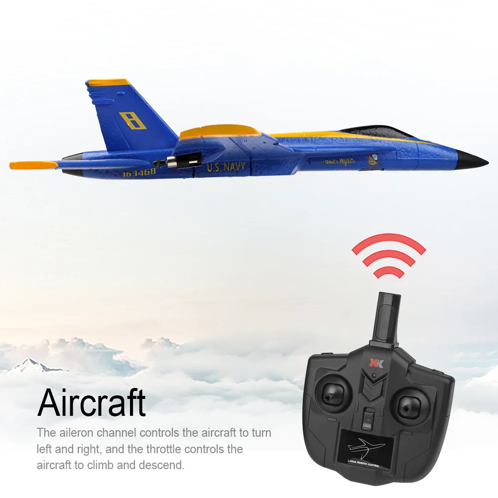 Wltoys XK A190 F 18 RC самолет F/A 18C Hornet 2 4 ГГц радио Управление 6 оси Дрон Дистанционное
