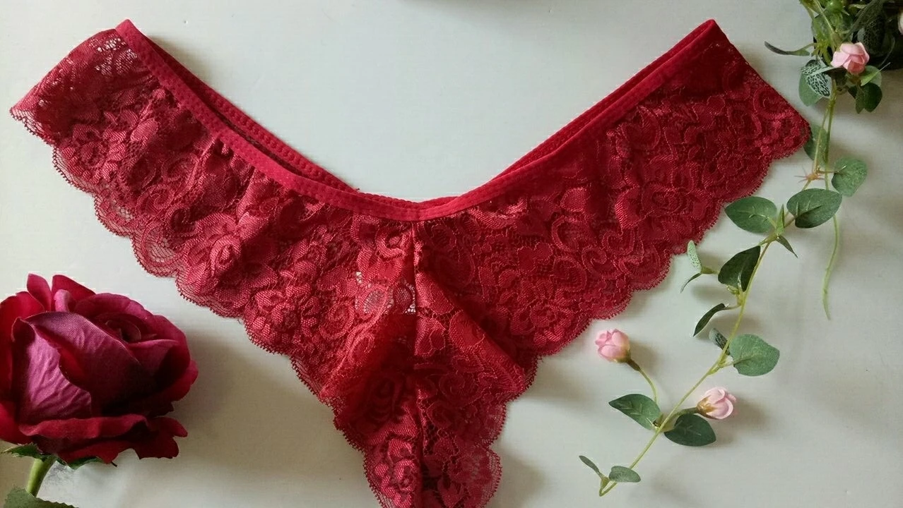 Sexy Women Lace Ultra-thin Mesh Clothing Temptation Teasing Low Waist Porno Erotic Underwear Thongs Adult Sex Shop H5