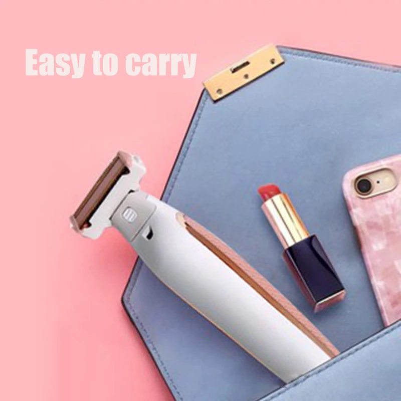 Безболезненная Женская бритва перезаряжаемая для женщин Электрический Триммер