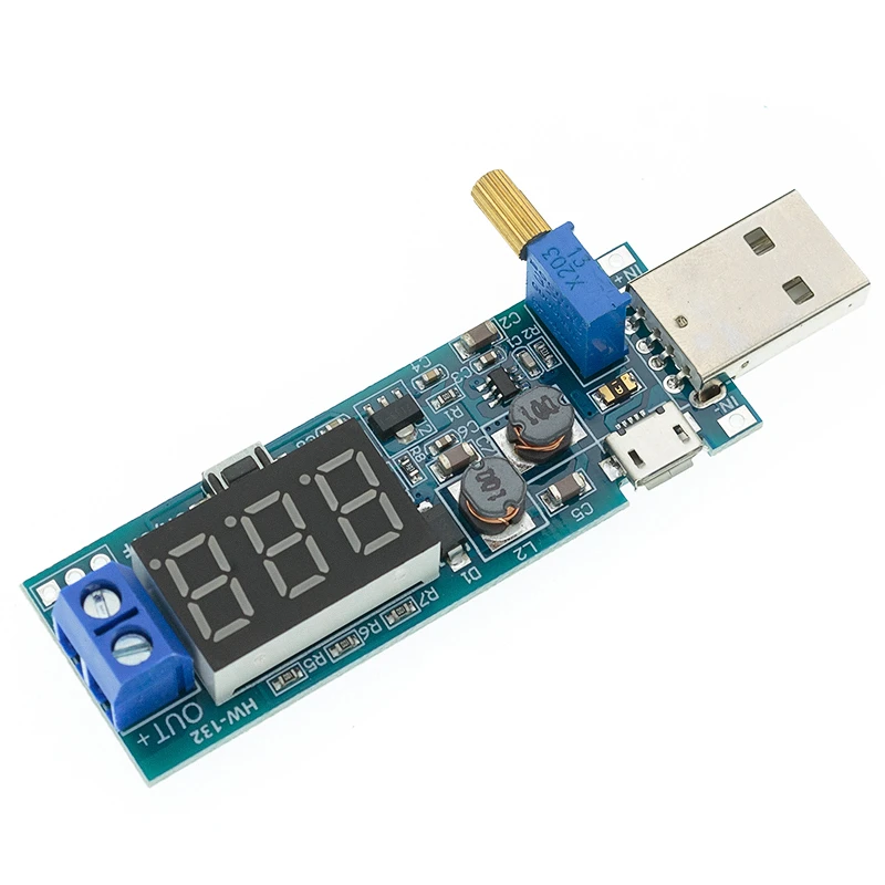 DC 5V до 3 5 V / 12V USB Шаг вверх/вниз Питание Модуль Регулируемый повышающий