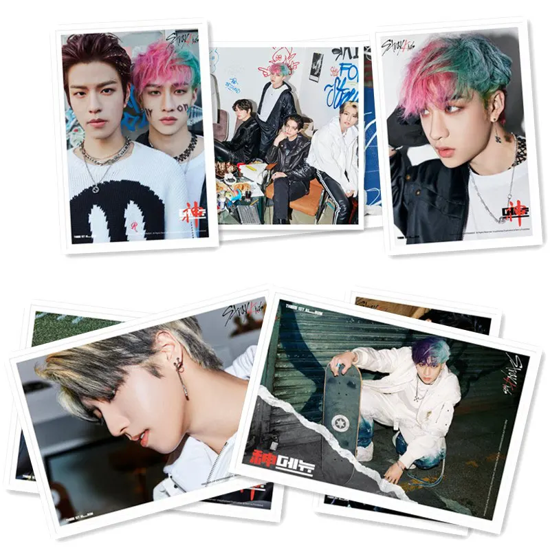 KPOP Stray Kids 1-й альбом &ltGO LIVE&gt Polaroid Photo Lomo Card K-pop StrayKids металлическая коробка карта 40
