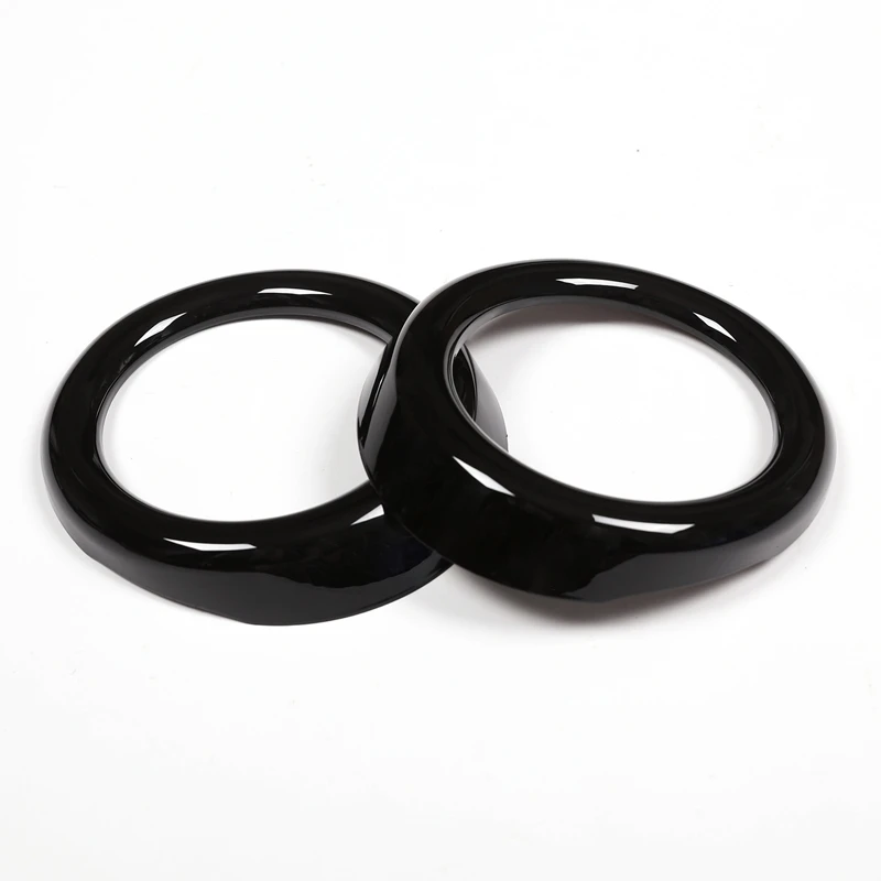 

Car ABS Black Front Fog Lamp Light Frame Cover Trim Accessories for Land Rover Discovery 4 2014-2016