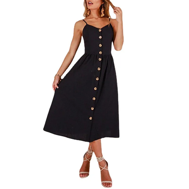 

Sexy Dress A-LINE Beach Style Plus Size Party Dresses Women Evening 2021 Vintage Summer Dress Women Clothing V-Neck Print