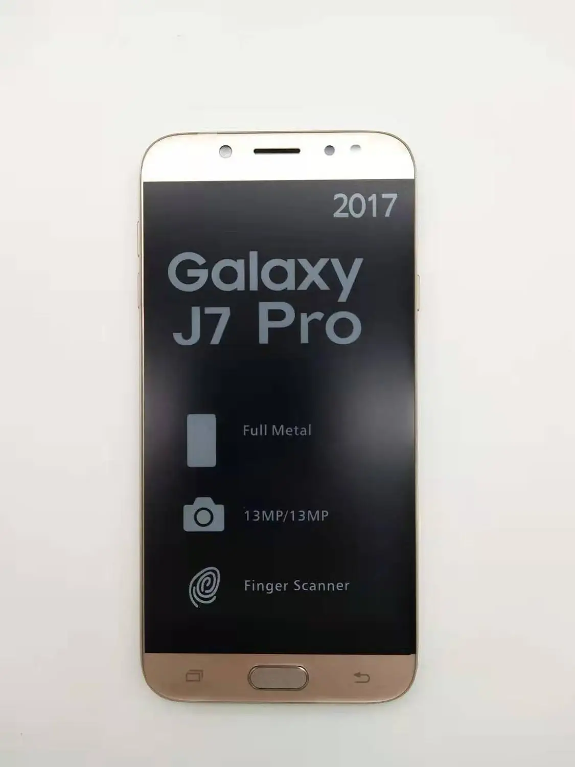 samsung Galaxy J7 Pro, разблокированный, GSM, 4G, LTE, Android, мобильный телефон, четыре ядра, две sim-карты, 5,5 дюймов, 13 МП, 3 Гб+ 16 ГБ, отремонтированный