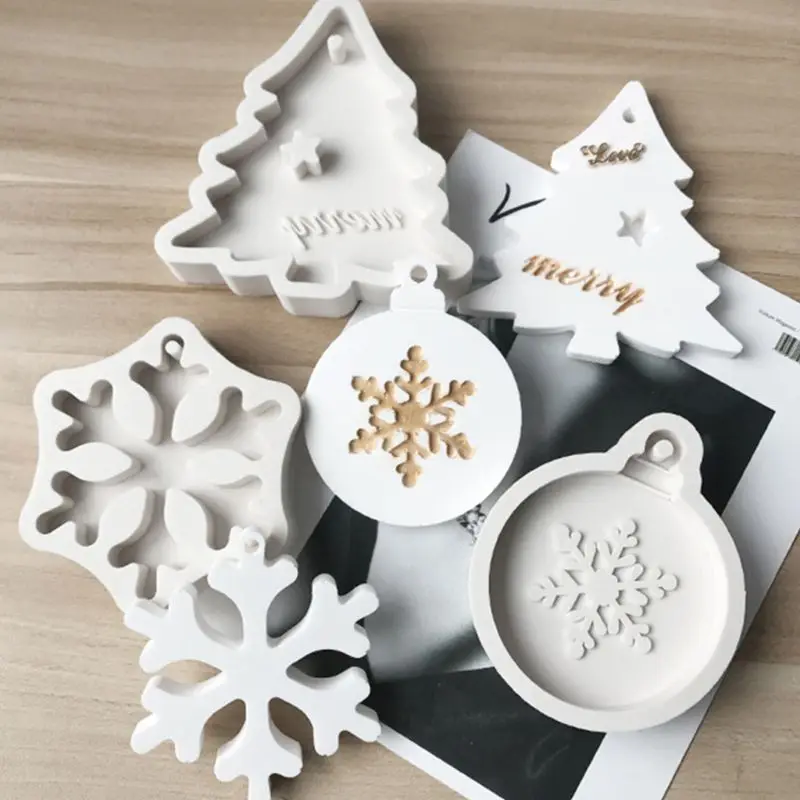 

Christmas Silicone Fondant Mold Cake Chocolate Decorating Baking Mould Tools DIY