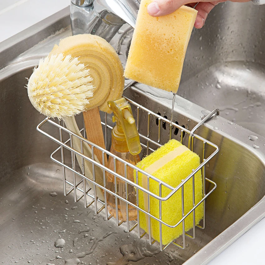 Держатель для губок на кухню раковина скрубберы мыло и щетка мытья посуды Слив