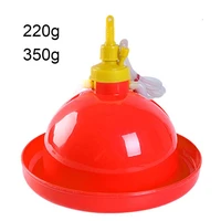 2021 new automatic chicken drinking fountain device round hanging cup waterer bowl pet poultry water drinker household pet feed