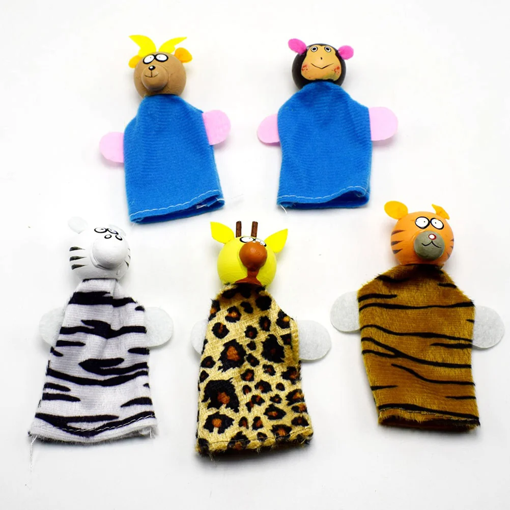 5 шт. Мультяшные детские пальцы с животными (случайный цвет) | Игрушки и хобби