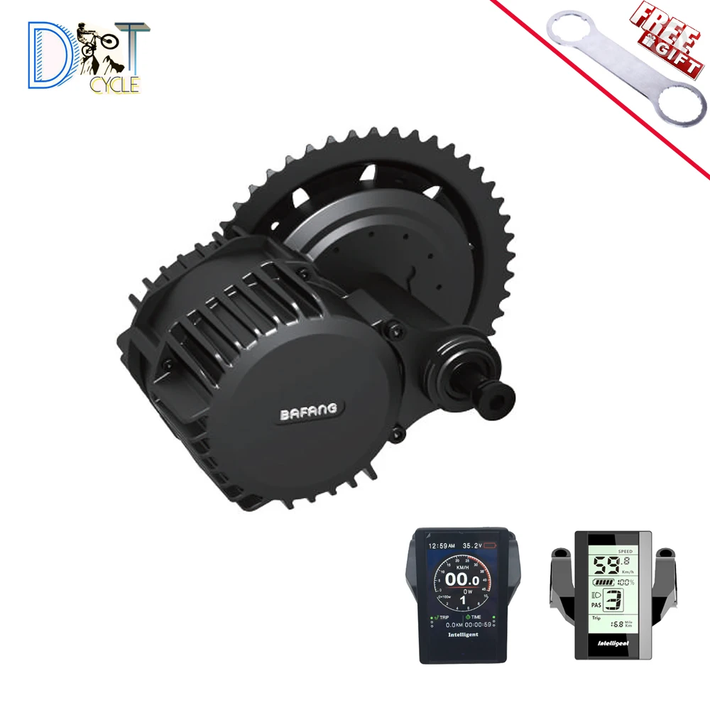 

High power 1000W BBSHD Bafang mid drive motor kits mid crank motor with C965 850C color display for fat tire bike MTB