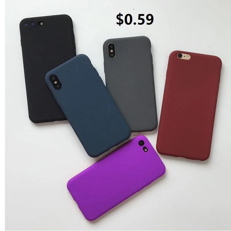

Matte Standstone Phone Case for iPhone 11 12 Mini Cover Case Frosted Skin Soft TPU Phone Cover for Apple iPhone 12 11 Pro Max