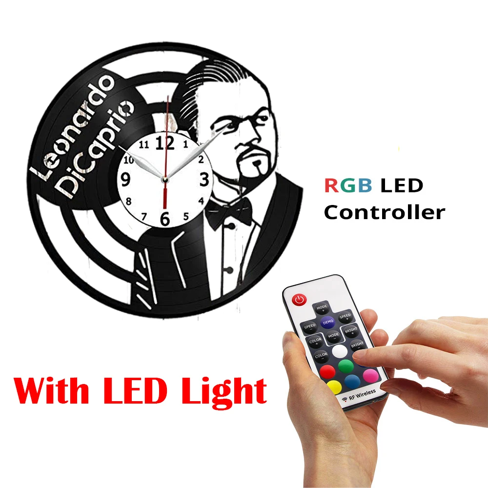 Настенные часы Leonardo dicapril O с CD-записью виниловые декоративные настенные