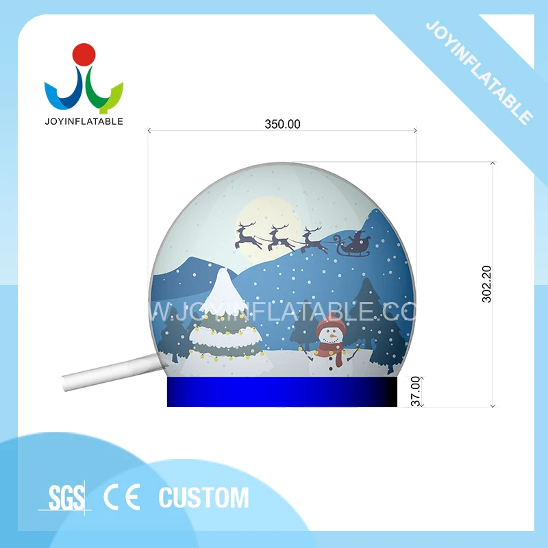 Online Outdoor Heißer Verkauf Klar PVC Riesigen Aufblasbaren Schneekugeln Für Weihnachten