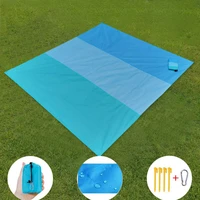 portable picnic mat pocket waterproof sand beach mat outdoor camping equipment folding blanket picknick tent cover 200x210cm