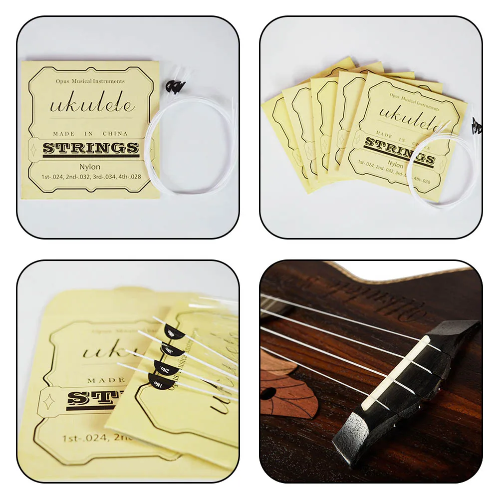 4 шт./компл. нейлон бас-гитары гитара ручной работы Запчасти аксессуары струны для