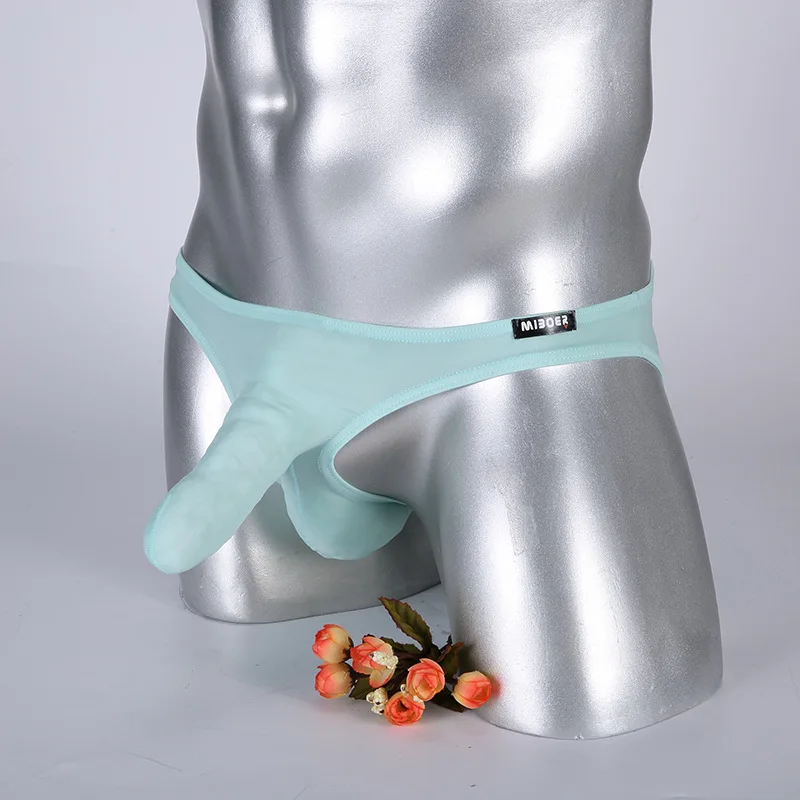 Нижнее белье мужское бесшовное пикантное нижнее из вискозы со слоном с мешочком