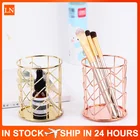 Круглый офисный держатель для ручек, настольный контейнер для хранения ручек и мелких предметов, держатель для косметических кистей для дома и офиса 2021