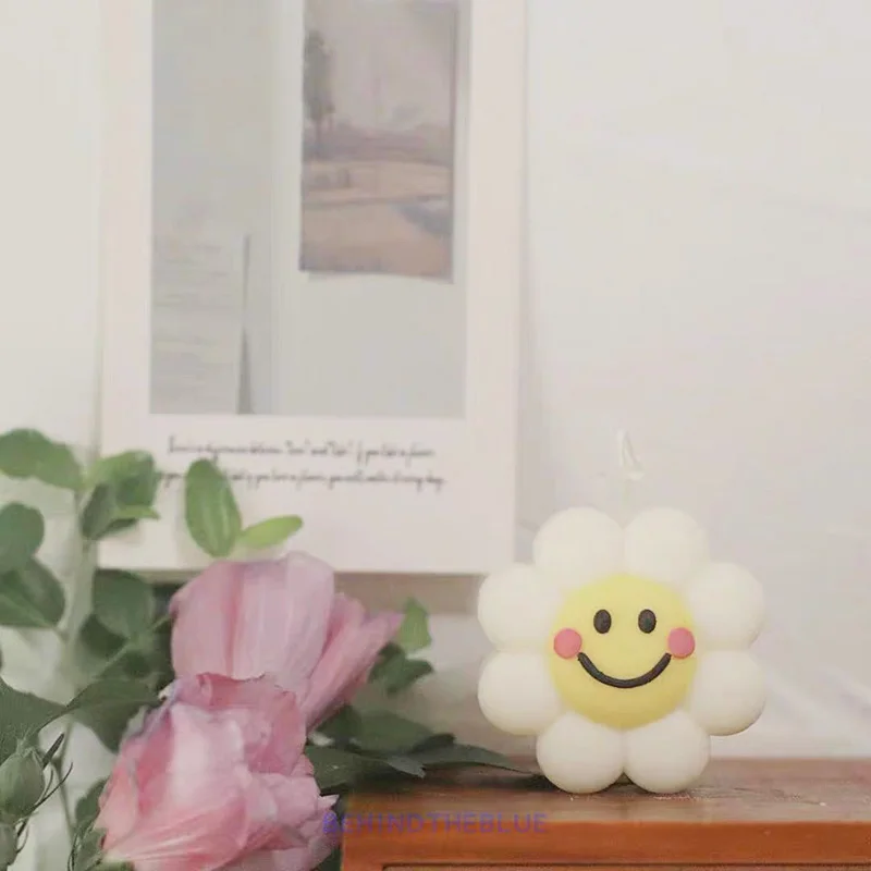 Силиконовая форма Smiley Подсолнух искусственное мыло свеча в Корейском стиле | Дом