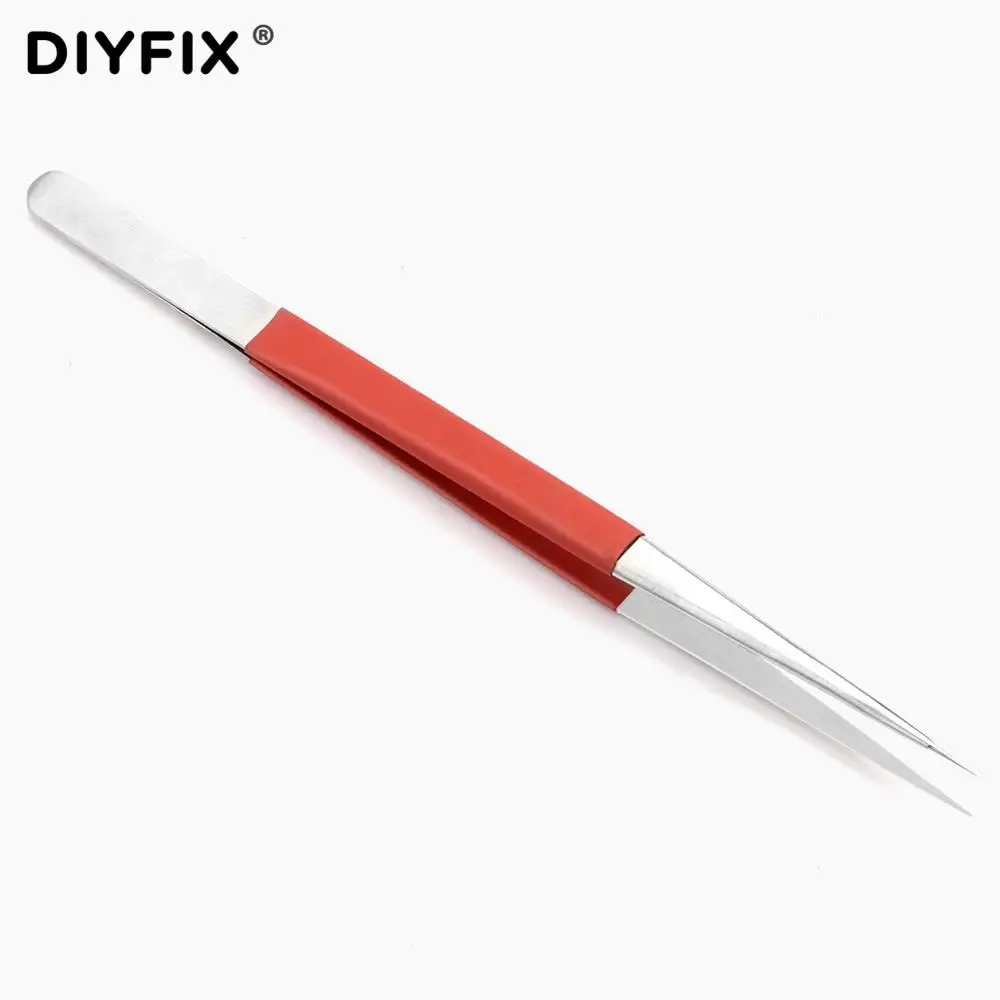 DIYFIX ультраточный Прямой пинцет 1 шт. антимагнитный электропинцет для мобильный