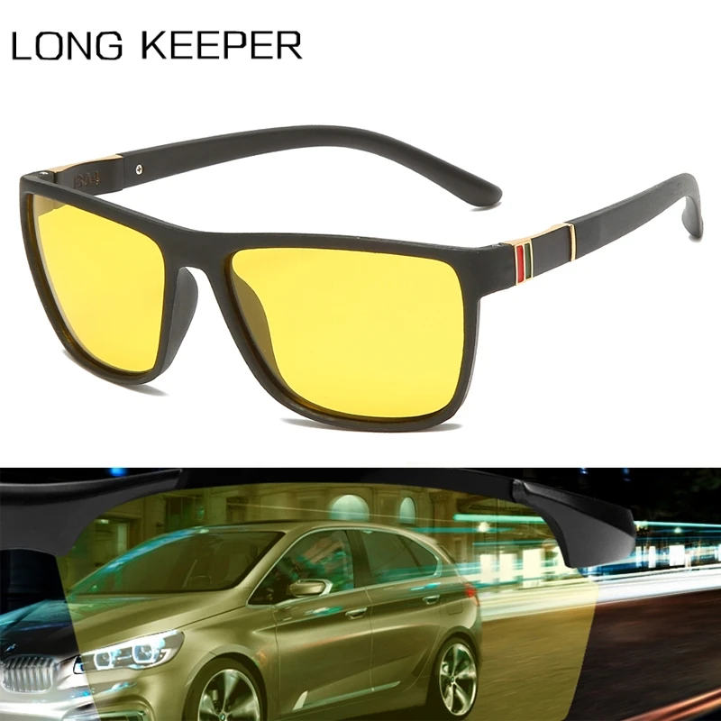 Длинные Хранитель Ночное видение поляризационные солнцезащитные очки для