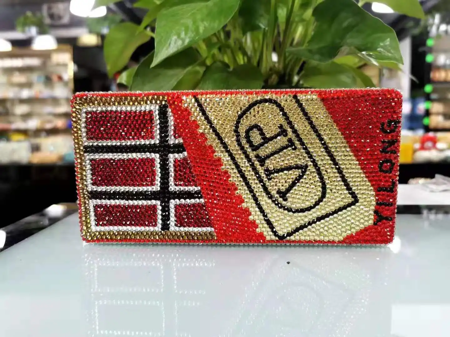 

Women's 2021 New Crystal Diamond Clutch Purse Evening Bags Toiletry Bag With Quality Female Party wallet Ladies Wedding Clutches