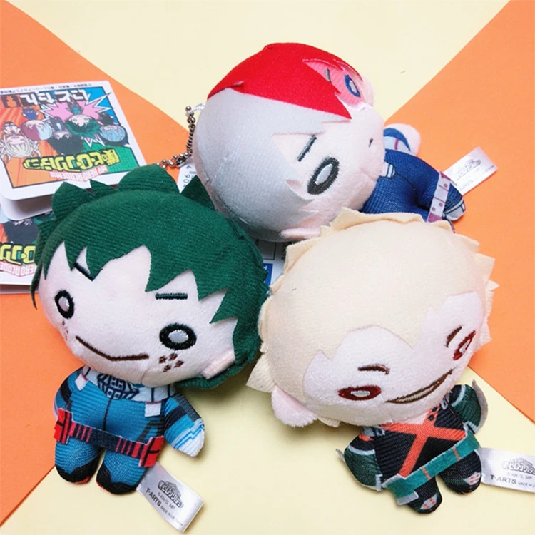 Аниме Boku no My Hero Academy Midoriya Izuku Bakugou костюм кацуки для косплея милая плюшевая кукла