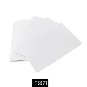rewritale thin card 100 pieces t5577 5200 copy 125khz proximity rfid card for door access control system time attendance free global shipping