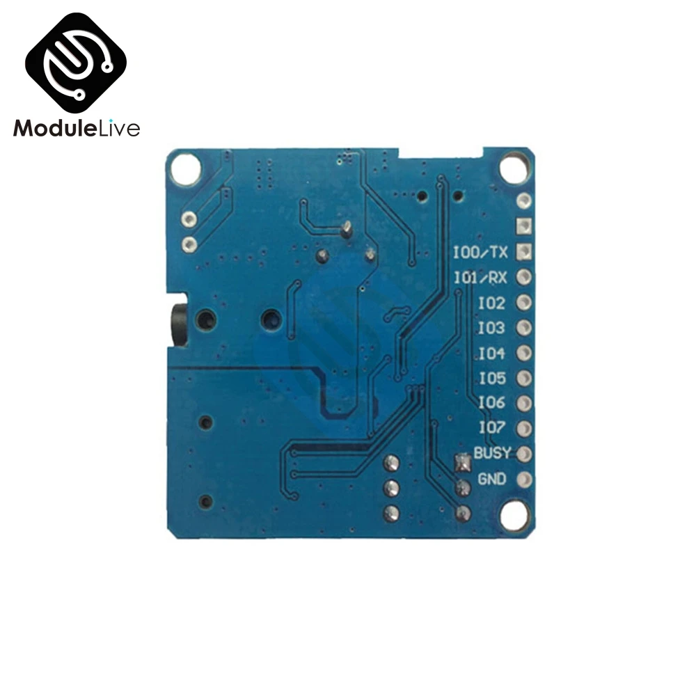 Модуль платы воспроизведения голоса 5 Вт MP3 музыкальный плеер SD/TF карта