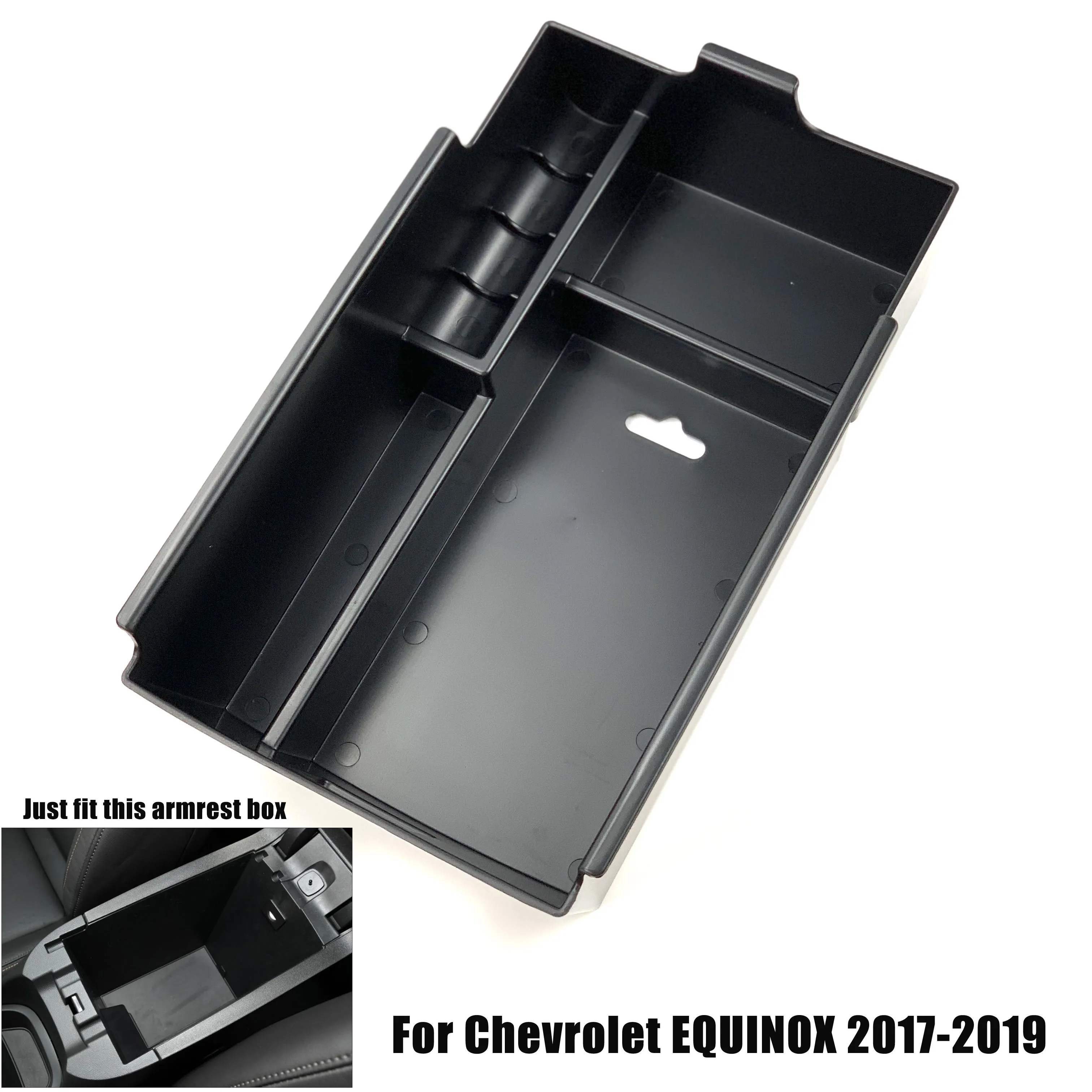 

Car Styling Accessories Modified Central Armrest box Storage Tray Glove Box Pallet Case For Chevrolet Equinox Captiva Malibu XL