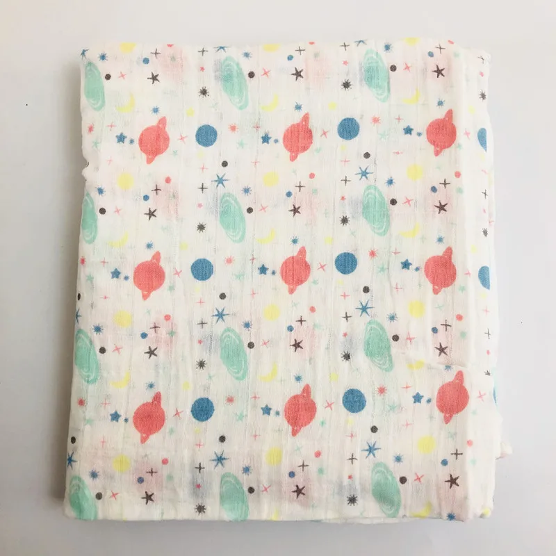 Хлопковое муслиновое одеяло для новорожденных муслиновые подгузники марлевые