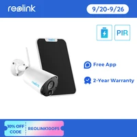 reolink argus eco and solar panel wireless wifi camera 1080p outdoor 2 way audio pir rechargeable battery support google home