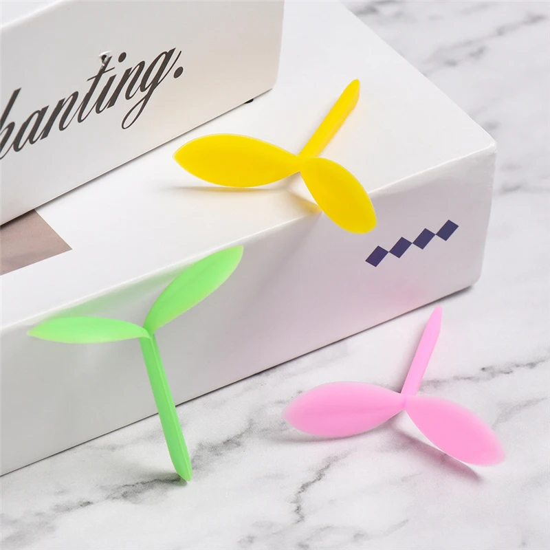 12 шт. креативные маленькие книжные закладки в форме ростков силиконовые бутоны