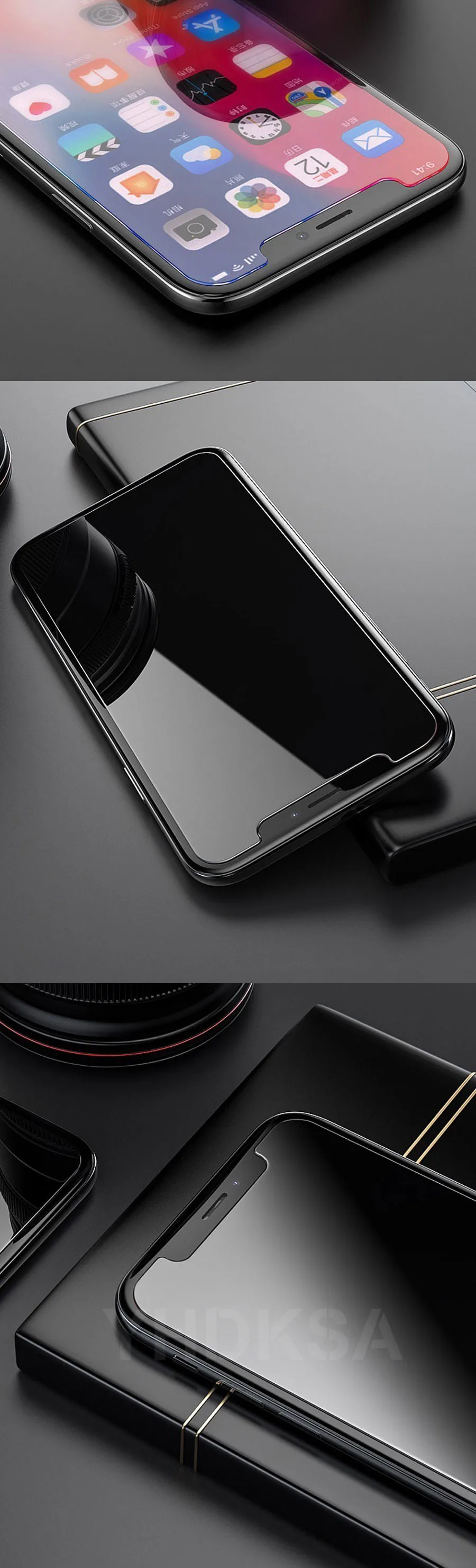 Антишпионское закаленное стекло для iPhone X, XR, XS, 11 Pro, Max, защита для экрана, для iPhone 8, 7, 6, 6S Plus, 5 5S, SE, защитная пленка
