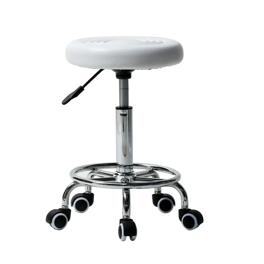 

Round Bar stool hair chair swivel chair adjustable lift stool hydraulic swivel stool spa tattoo facial massage salon furniture