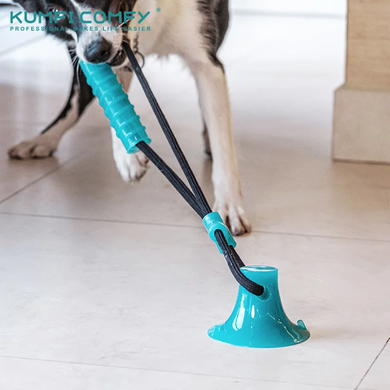 Интерактивная игрушка для собак на присоске TPR мяч игрушки эластичные веревки