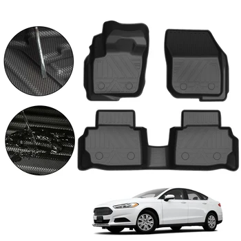 For Ford Fusion 2013 2014 2015 2016 5-Seat TPE Car Floor Mats Waterproof Non-Slip Auto Styling Accessories Interior