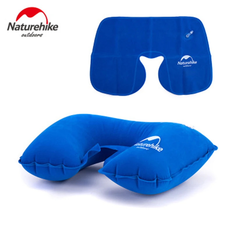 

Naturehike Outdoor U Shape Inflatable Pillow Ultralight Folding Neck Pillows Portable Travel Plane Office Break Camping Daily