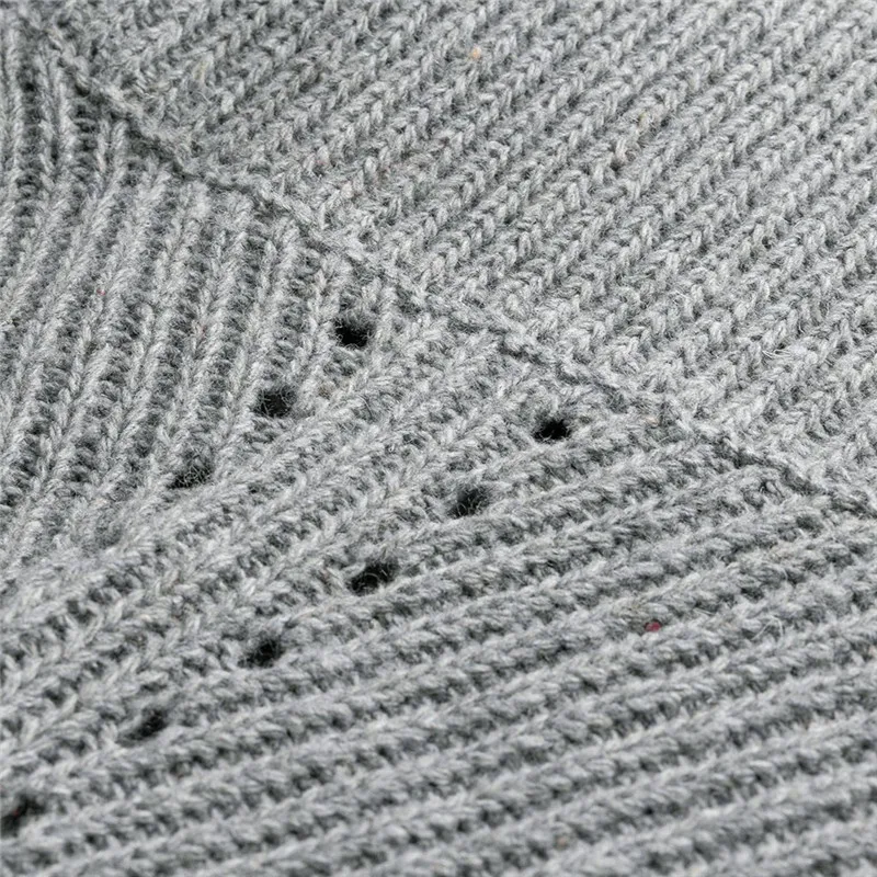 Платье-Свитер с воротником-шарфом Женский пуловер высоким воротником вязаные